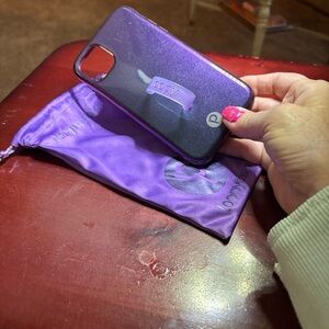 Loopy Case Purple Glitter IPhone Cover. iPhone 11